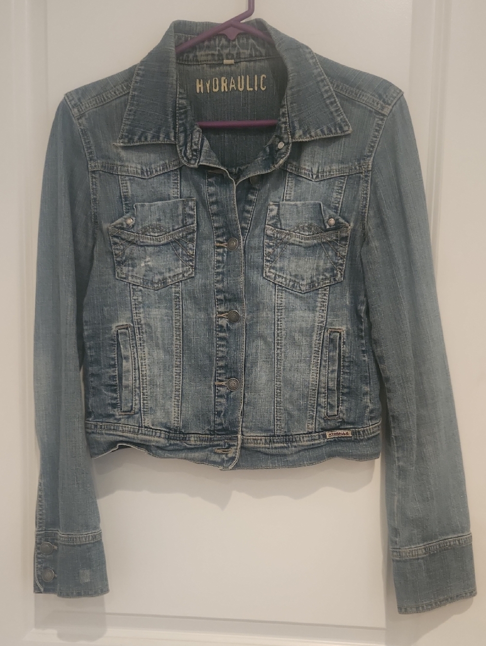 Hydraulic Women's Faded Blue Denim Jacket